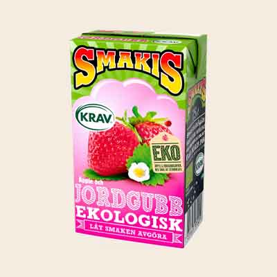 Smartis jordgubb 25cl